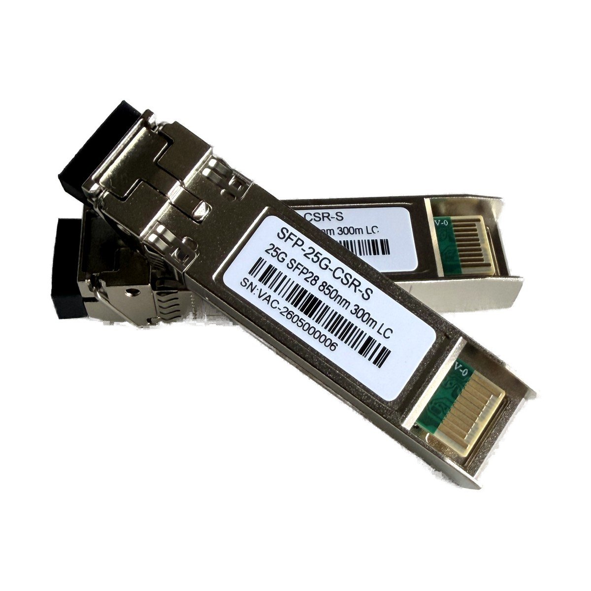 VELRA SFP-25G-CSR-S 互換モジュールの製品写真（SFP28・LCデュプレックス）